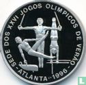 Sao Tome and Principe 1000 dobras 1993 (PROOF) "1996 Summer Olympics in Atlanta - Gymnastics" - Image 2