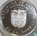 Panama 20 balboas 1978 (PROOF) "75th anniversary of the Republic of Panama" - Image 2