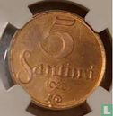 Lettonie 5 santimi 1923 - Image 1