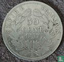 Frankrijk 50 centimes 1857 - Afbeelding 1