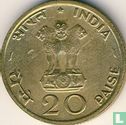 India 20 paise 1970 (Calcutta) "FAO - Food for all" - Afbeelding 2