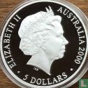 Australië 5 dollars 2000 (PROOF) "Summer Olympics in Sydney - Reaching the World" - Afbeelding 1