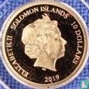Îles Salomon 10 dollars 2019 (BE - type 4) "90th anniversary of the birth of Grace Kelly" - Image 1