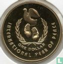 Australia 1 dollar 1986 (PROOF) "International Year of Peace" - Image 2