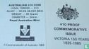 Australië 10 dollars 1985 (PROOF) "150th anniversary State of Victoria" - Afbeelding 3