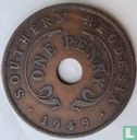 Rhodésie du Sud 1 penny 1949 - Image 1