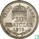 Hongarije 10 krajczár 1875 - Afbeelding 1