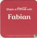 Share a Coca-Cola with Fabian / Olivia - Afbeelding 1