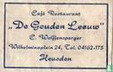 Café Restaurant "De Gouden Leeuw" - Image 1