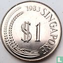 Singapour 1 dollar 1983 - Image 1
