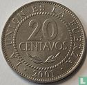 Bolivien 20 Centavo 2001 - Bild 1