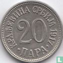 Serbia 20 para 1917 - Image 1