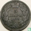 Serbie 5 para 1879 - Image 1