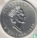 Canada 5 dollars 1992 (zilver) - Afbeelding 1
