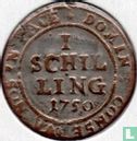 Zürich 1 schilling 1750 - Afbeelding 1