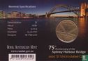 Australie 1 dollar 2007 (folder- C) "75th anniversary of Sydney Harbour Bridge" - Image 1