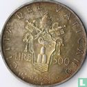 Vaticaan 500 lire 1958 - Afbeelding 1