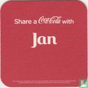  Share a Coca-Cola with  Jan /Sarah - Afbeelding 1