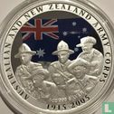 Australia 1 dollar 2005 (PROOF) "90 years Australian and New Zealand Army Corps" - Image 2