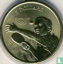 Australia 5 dollars 2000 "Summer Olympics in Sydney - Table tennis" - Image 2