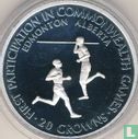 Turks- en Caicoseilanden 20 crowns 1978 (PROOF) "XI Commonwealth Games in Edmonton" - Afbeelding 2
