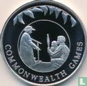 Falklandeilanden 50 pence 2002 (kleurloos) "Commonwealth Games in Manchester" - Afbeelding 2