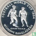 Bangladesh 1 taka 1993 (PROOF) "1994 Football World Cup in United States" - Image 2