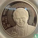 Vaticaan 10 euro 2015 (PROOF) "10th anniversary of the death of Pope John Paul II" - Afbeelding 2