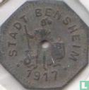 Bensheim 5 pfennig 1917 (zink - type 2) - Afbeelding 1