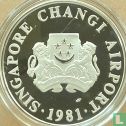 Singapore 5 dollars 1981 (PROOF) "Opening of Changi Airport" - Afbeelding 1