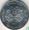 Singapore 1 dollar 1987 (koper-nikkel) - Afbeelding 1