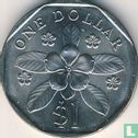 Singapour 1 dollar 1986 - Image 2