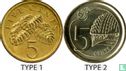 Singapour 5 cents 2013 (type 2) - Image 3