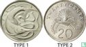 Singapore 20 cents 1985 (type 2) - Image 3
