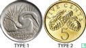 Singapore 5 cents 1985 (type 2) - Image 3