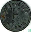 Witten 5 pfennig 1917 - Image 1