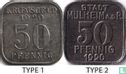 Mülheim 50 pfennig 1920 (type 2)