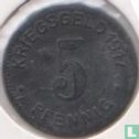 Elberfeld 5 Pfennig 1917 (Zink) - Bild 1