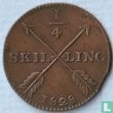 Sweden 1/4 skilling 1828 - Image 1