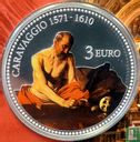 Malta 3 euro 2022 (gekleurd) "Caravaggio"