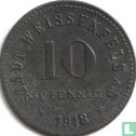 Weissenfels 10 pfennig 1918 (zink - gladde rand) - Afbeelding 1