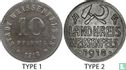 Weissenfels 10 pfennig 1918 (zink - gladde rand)