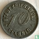 Kirchheim unter Teck 10 pfennig 1917 (zink) - Afbeelding 2