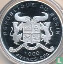 Benin 1000 francs 1995 (PROOF) "Iguanodon" - Afbeelding 2