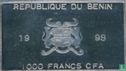 Benin 1000 francs 1999 (PROOF) "Elephant" - Afbeelding 1