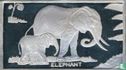 Benin 1000 francs 1999 (PROOF) "Elephant" - Afbeelding 2