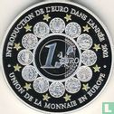Bénin 1000 francs 2002 (BE) "Euro introduction" - Image 1
