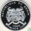 Benin 1000 francs 2002 (PROOF) "Euro introduction" - Afbeelding 2