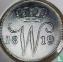 Netherlands 25 cent 1819 - Image 1