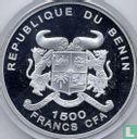 Benin 1500 francs 2002 (PROOF - zilver) "Euro introduction" - Afbeelding 2